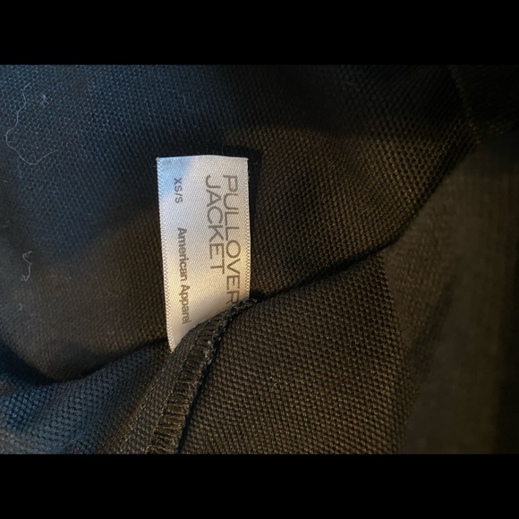 Black canvas pull over jacket from American apparel - Picture 4 of 6